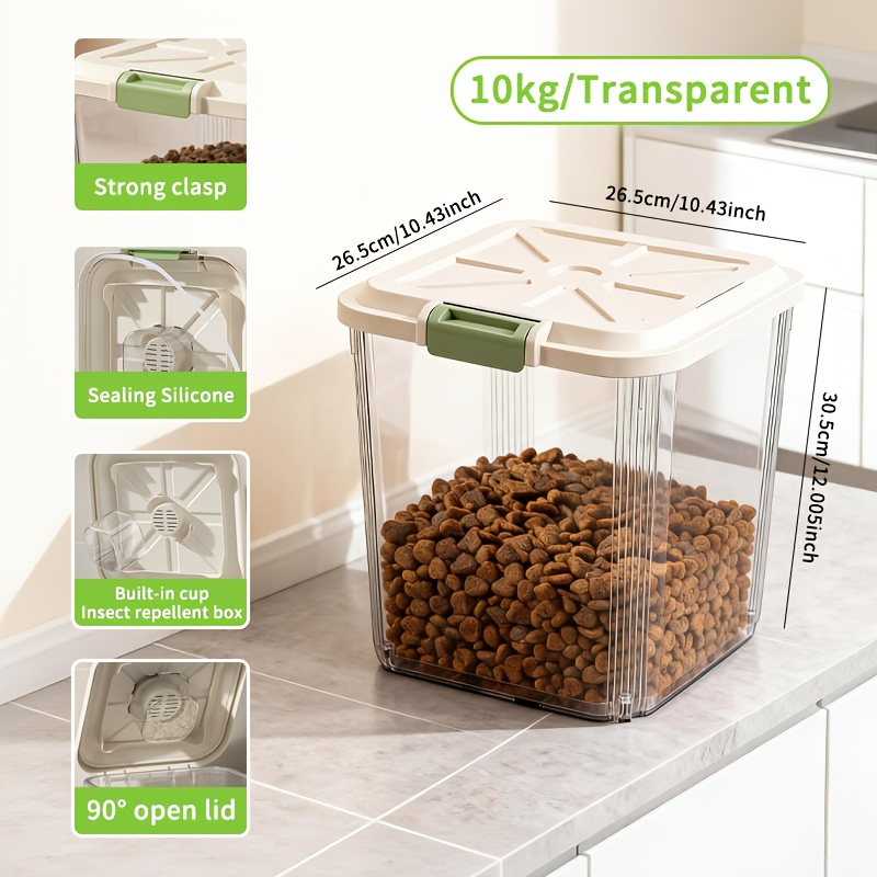 صندوق تخزين طعام الحيوانات الأ - مراجعة Food Storage On Wheels وسعره