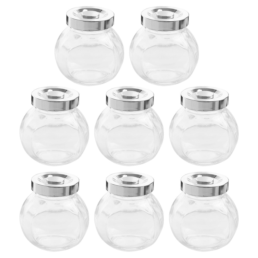 8 قطع من أوعية التخزين الزجاجي - مراجعة Food Storage Jars Airtight وسعره