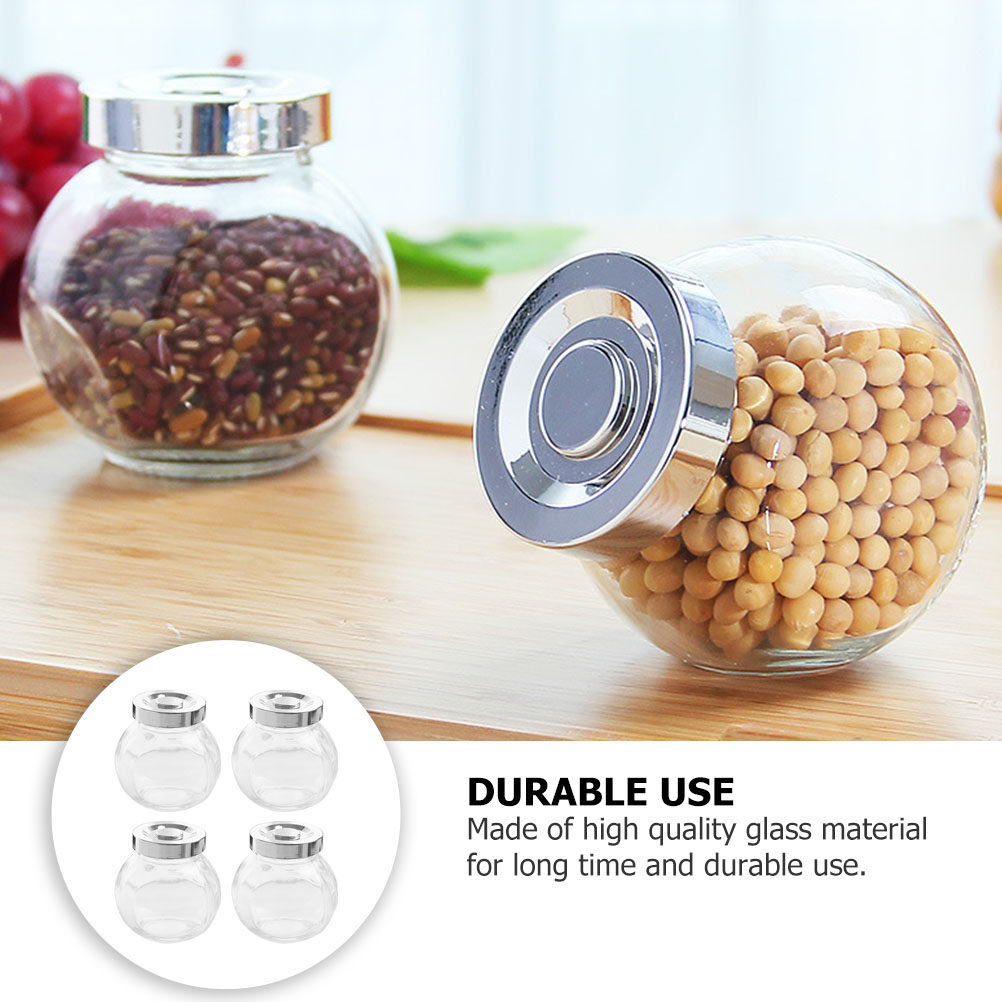 8 قطع من أوعية التخزين الزجاجي - مراجعة Food Storage Jars Airtight وسعره