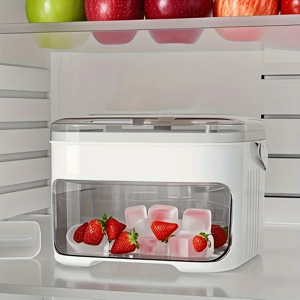 صانع مكعبات الثلج مع غطاء سهل  - مراجعة Food Storage Box Large وسعره
